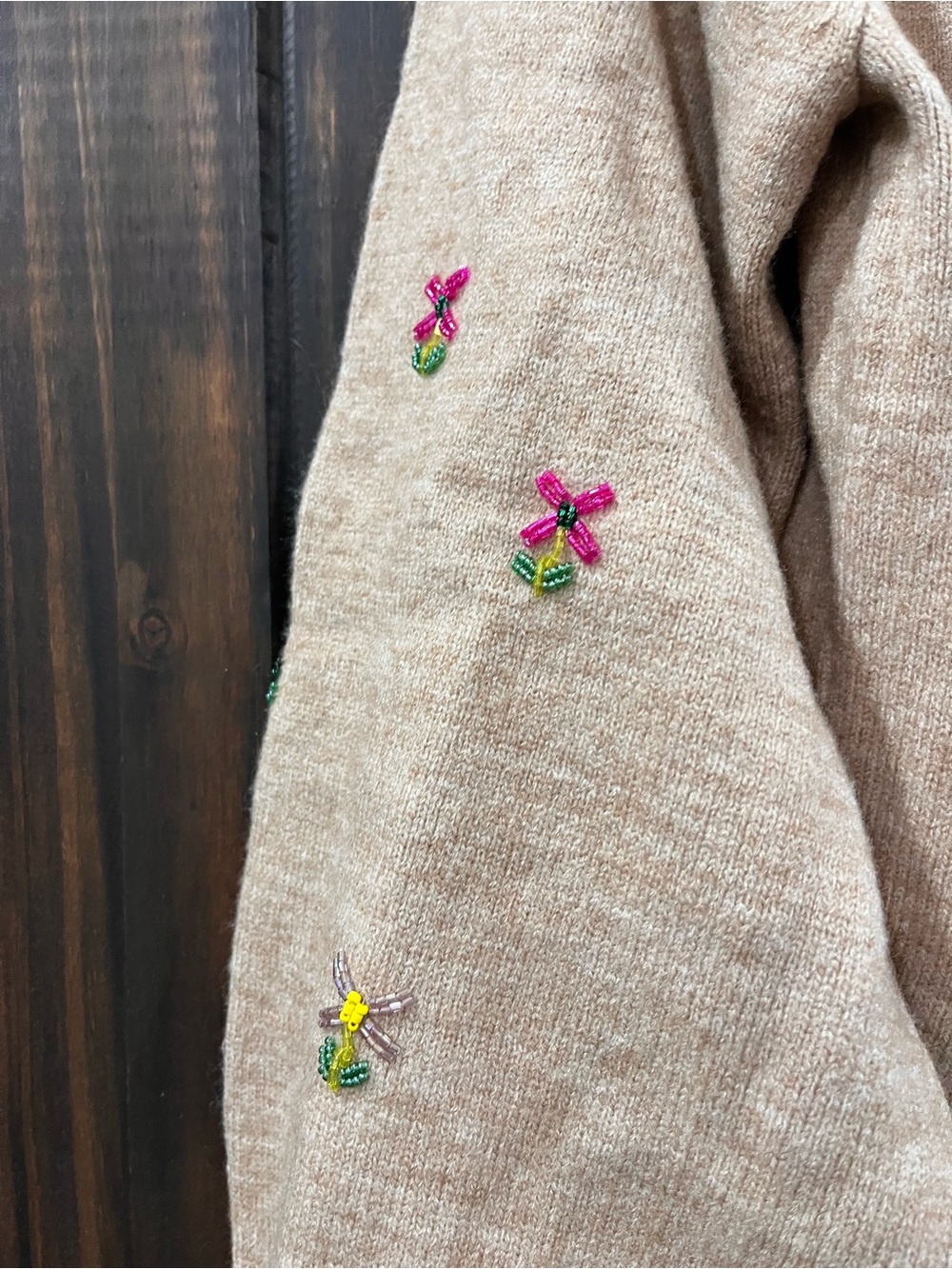 Hyacinth House Multi Floral Embellishment Elsie Cardigan like new small - Picture 8 of 10